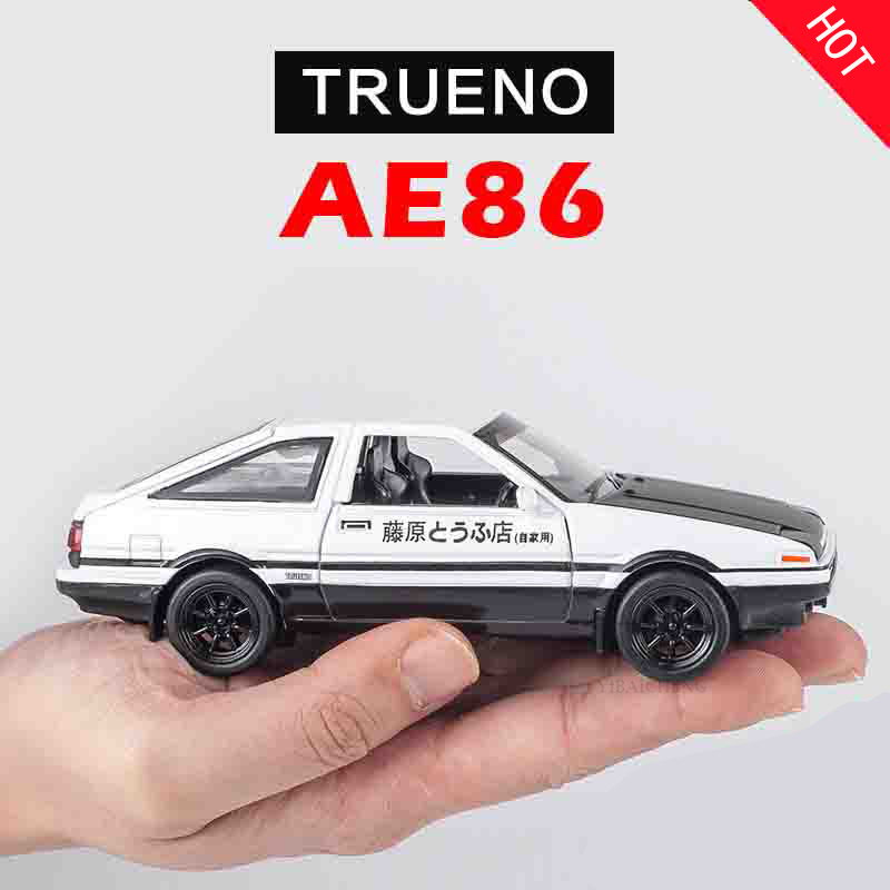 Model Kit Initial D - 1/32 INITIAL D AE86 รถรุ่นDiecastของเล่น 4