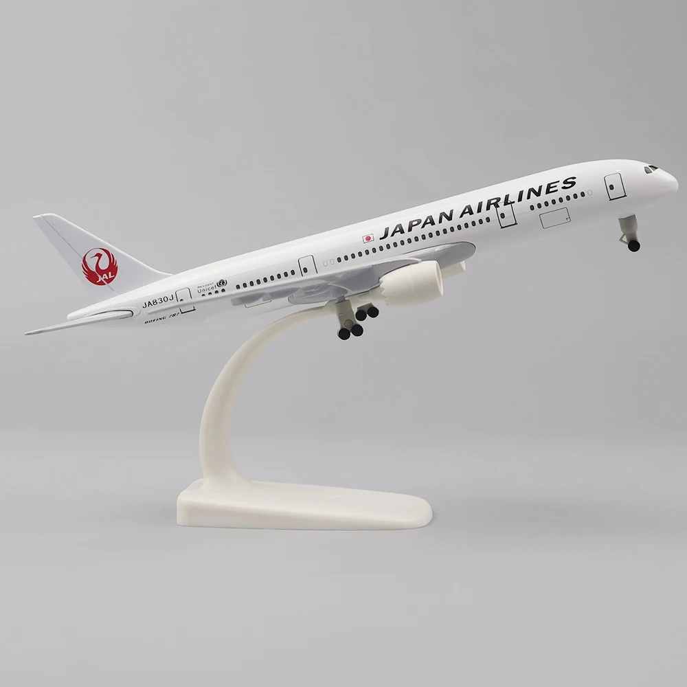 Model Kit Aircraft - 20ซม.เครื่องบินรุ่นของเล่นโลหะผสมโลหะAir Japan Airlines B787แอร์เวย์Diecastเครื่องบินอาคารชุดล้อสําหรับคอลเลกชันเครื่องบิน