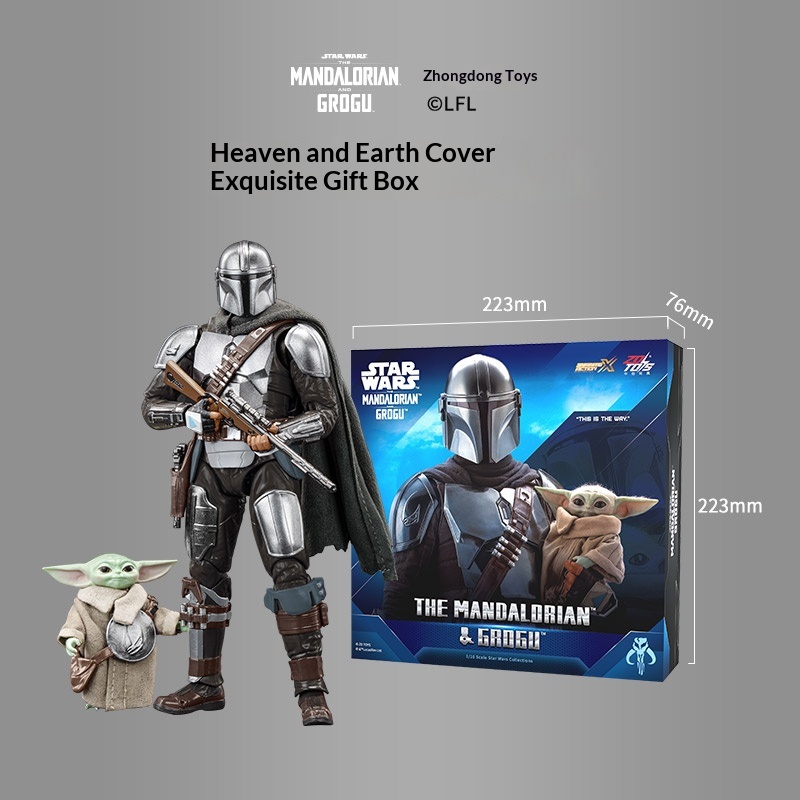 Model Kit Star Wars - ZD Toys สตาร์วอร์ส เดอะ แมนดาโลเรียน และโกรกู