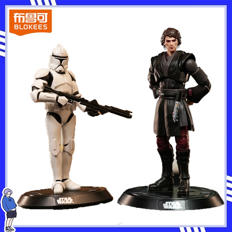 Model Kit Star Wars - โมเดลฟิกเกอร์แอคชั่น Blokees Star Wars Champion Class