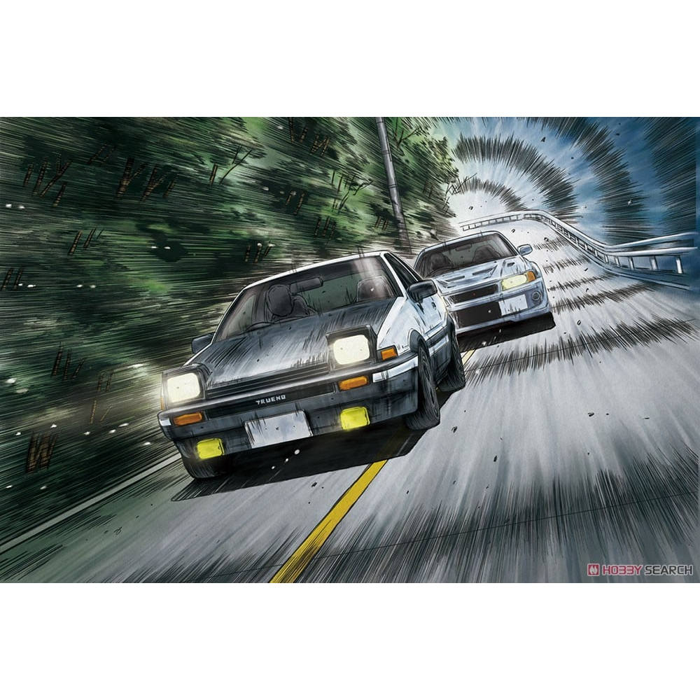 Model Kit Initial D - โมเดลประกอบสำเร็จรูป Aoshima-05954-A 1/24 Initial D Fujiwara