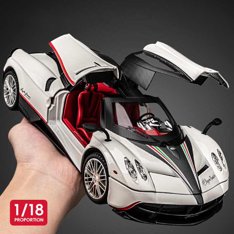 Model Kit Lamborghini - รถโมเดลโลหะผสม Pagani Huayra Dinastia Supercar ขนาด