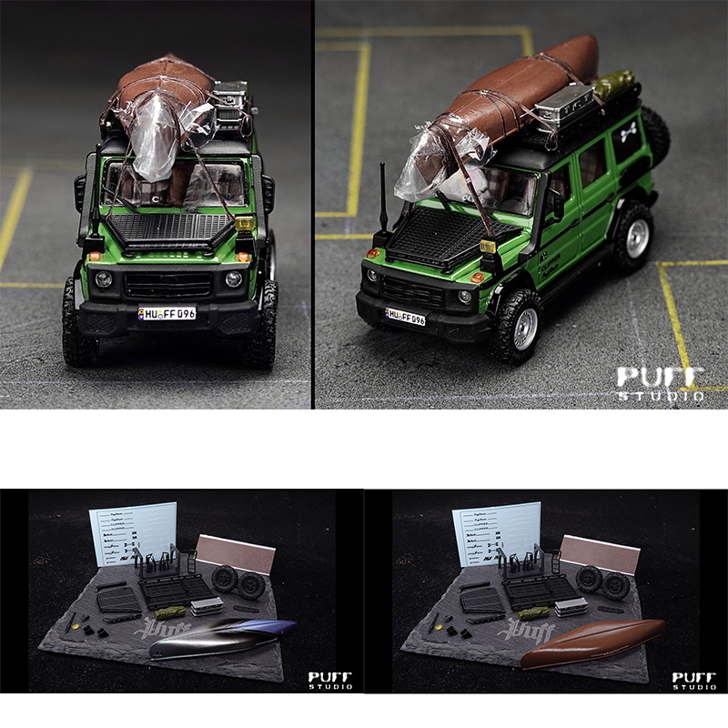 Model Kit Accessories - ชุดเรือ PuffStudio ขนาด 1/64 เหมาะสำหรับอุปกรณ์ตกแต่งและปรับแต่งโมเดลรถยนต์ โมเดลเรซิน