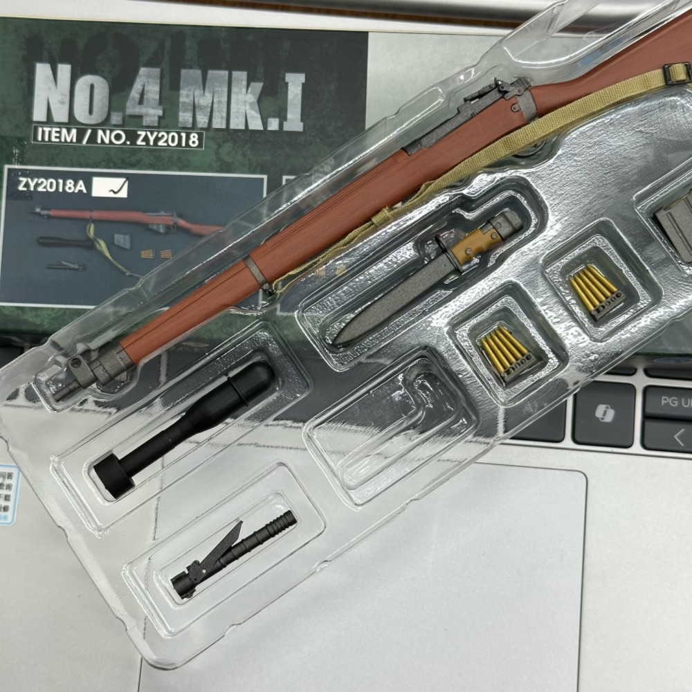 Model Kit Action Figure - ZY2018A 1/6 สเกล ชุดประกอบโมเดลปืนไรเฟิล Lee-Enfield No.4