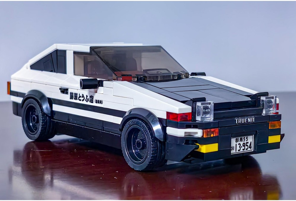 Model Kit Initial D - ตัวต่อรถ Initial D รุ่น AE86 Sprinter