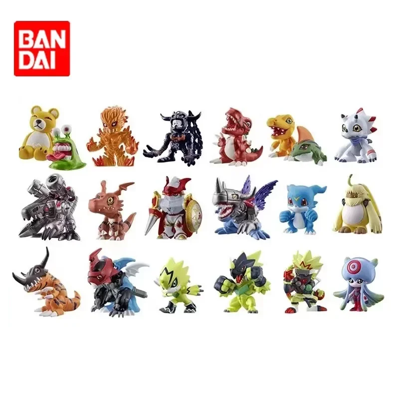 Model Kit Digimon - Bandai โมเดลฟิกเกอร์อนิเมะ5ซม. Digimon, โมเดลตุ๊กตาขยับแขนขาได้สำหรับเป็นของขวัญ