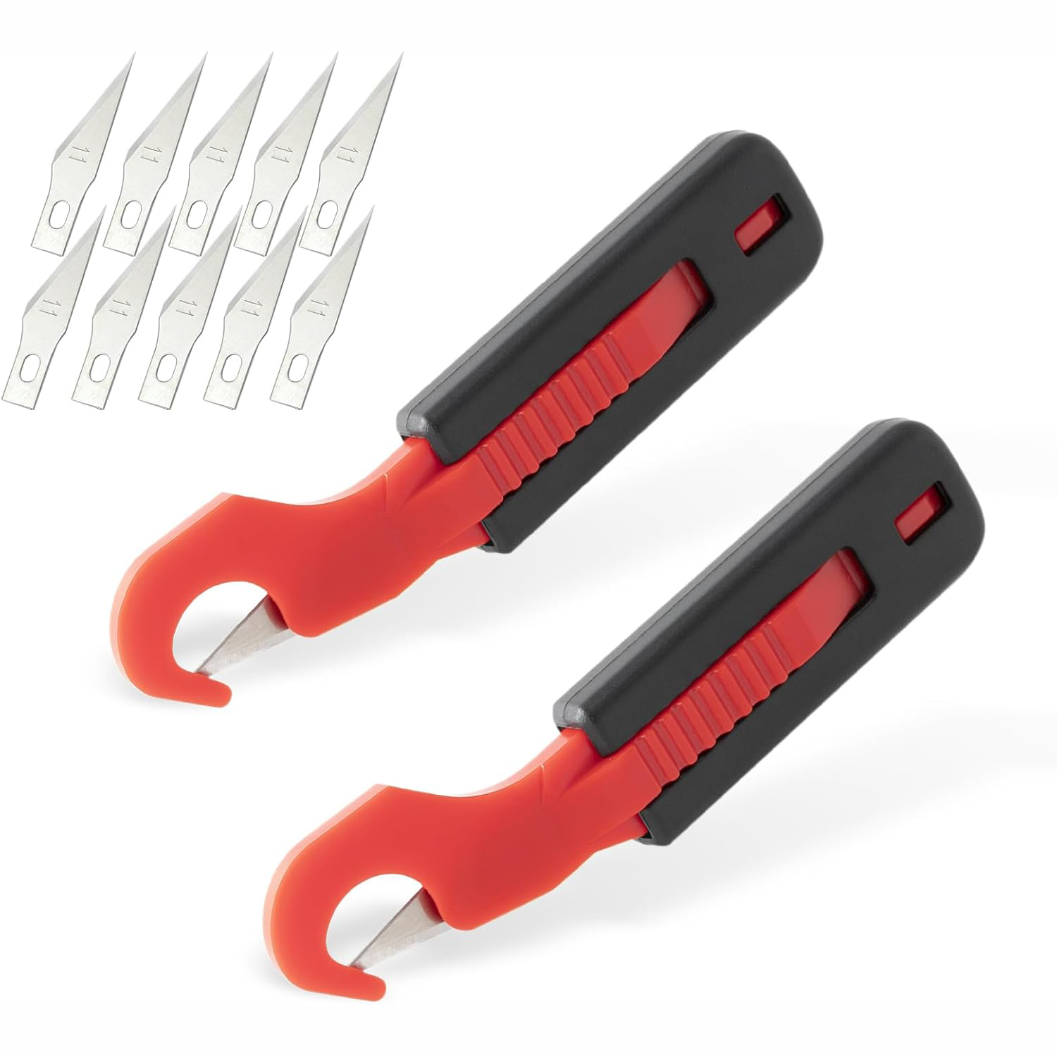 Hobby Knife Blade - Ehdis มีดคัตเตอร์ป้องกันภัย2ชิ้น, มีดผ่าตัดซ่อนใบมีดไวนิลแผ่นฟิล์มไวนิลเครื่องมือตกแต่งรถเครื่องมือตัดงานฝีมือตัดแม่นยำกราฟิก