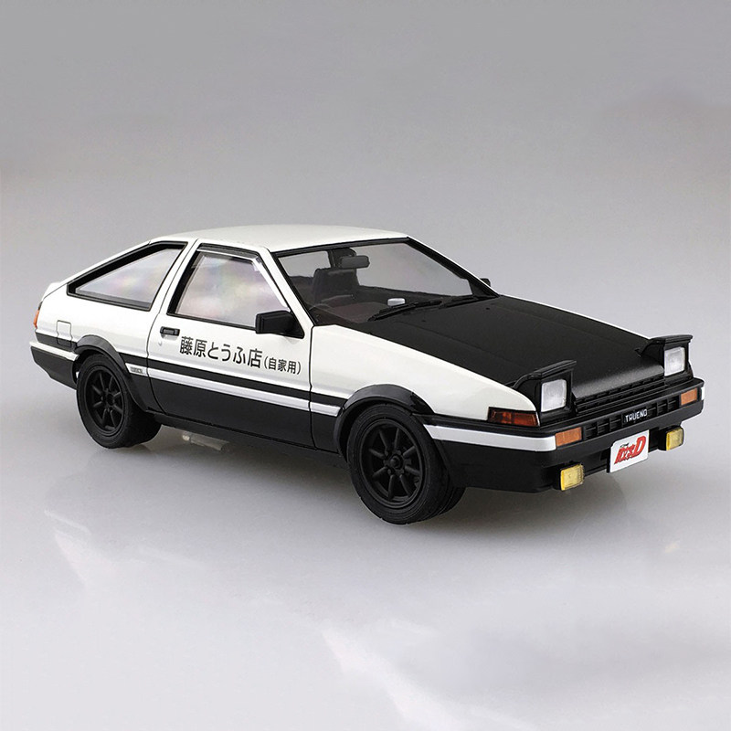 Model Kit Initial D - โมเดลรถประกอบแบบคงที่ Aoshima-05961-B 1/24 Initial D Fujiwara