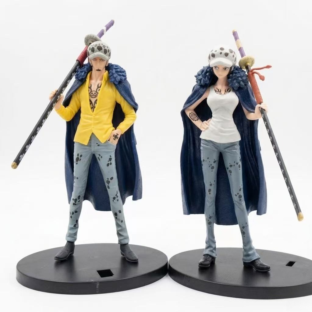 Model Kit Judge - ฟิกเกอร์อนิเมะวันพีซ ลูฟี่ ลอว์ ขนาด 16 ซม.