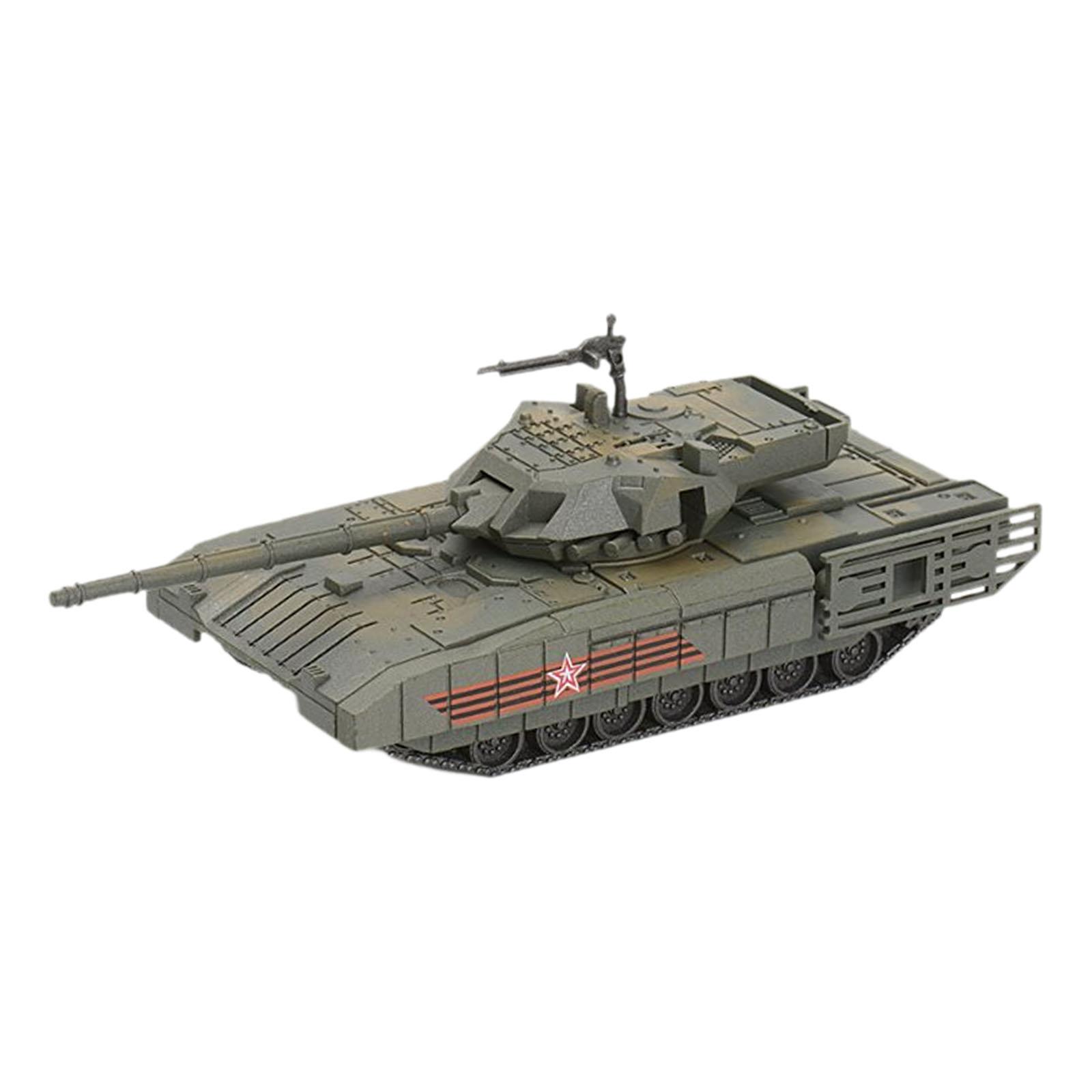 Model Kit Quick - จำลองรถถัง 1/72 ชุดประกอบพลาสติกแบบประกอบเร็ว ของเล่นรถถังสำหรับเด็ก ของสะสมเพื่อการศึกษา ของตกแต่ง