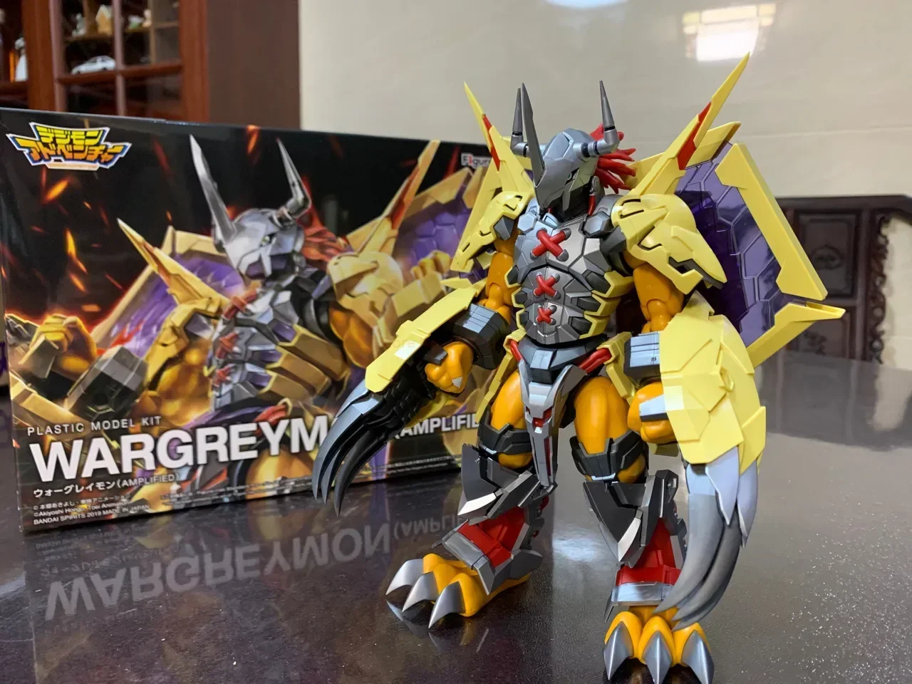 Model Kit Digimon - ในสต็อกตอนนี้แล้ว แบนได ดิจิตอล มอนสเตอร์ โมเดลประกอบ วอร์เกรย์มอน