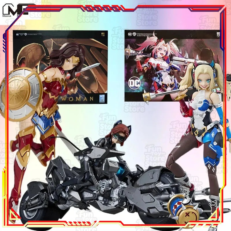 Model Kit Harley Quinn - โมเดลประกอบหุ่นแอคชั่นอนิเมะ CATWOMAN จาก Mecha Pig ของแท้ลิขสิทธิ์