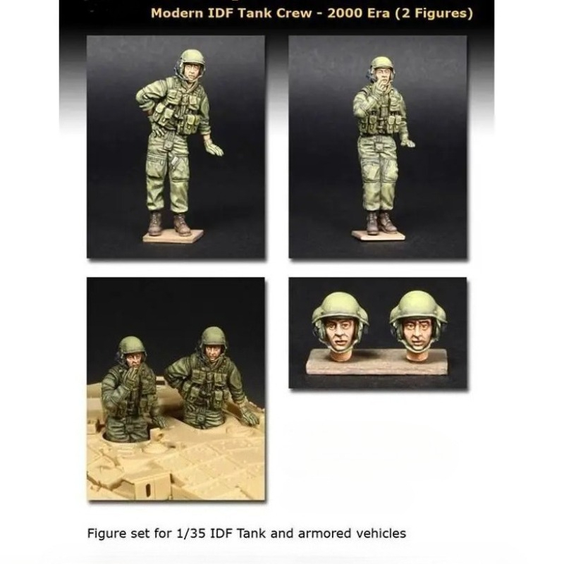 Model Kit Reshiram - 1/35 Scale Diecast เรซิ่นรูปชุดโมเดิร์น IDF ถังลูกเรือ