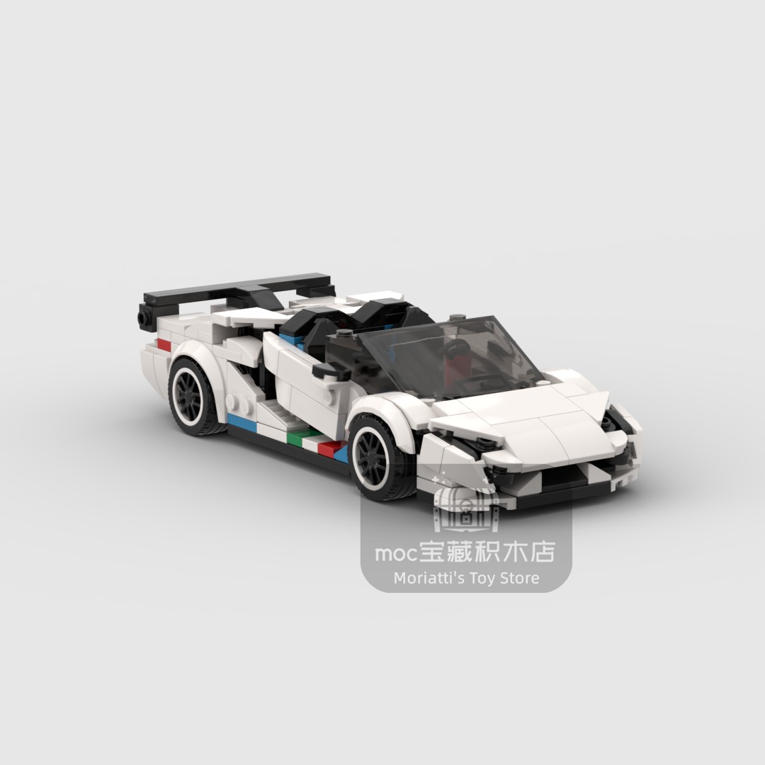 Model Kit Lamborghini - ตัวต่อรถแข่ง MOC Lambo Aventador SVJ 368