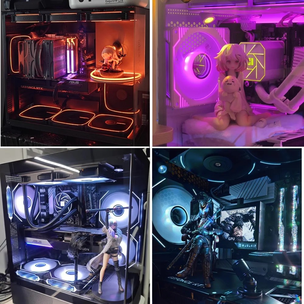 ไฟ LED QITU 1W 3W ARGB 5V 3Pin - Model Kit Display Case บทวิจารณ์และราคา
