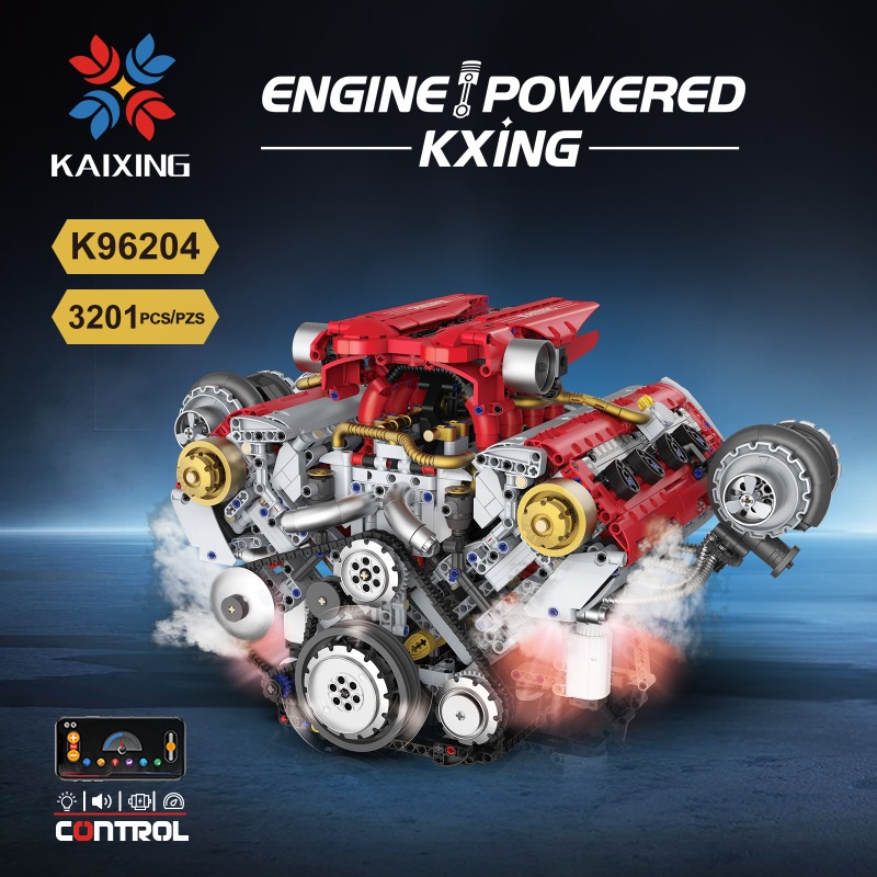 ชุดตัวต่อเครื่องยนต์ V8 แบบมีม - Model Kit V8 บทวิจารณ์และราคา