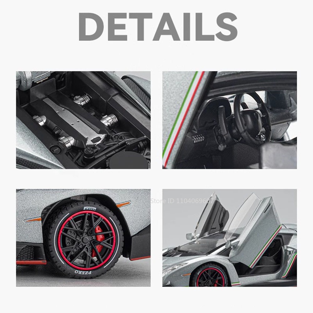Veneno โมเดลรถโมเดลรถยนต์สปอร์ - Model Kit Lamborghini บทวิจารณ์และราคา