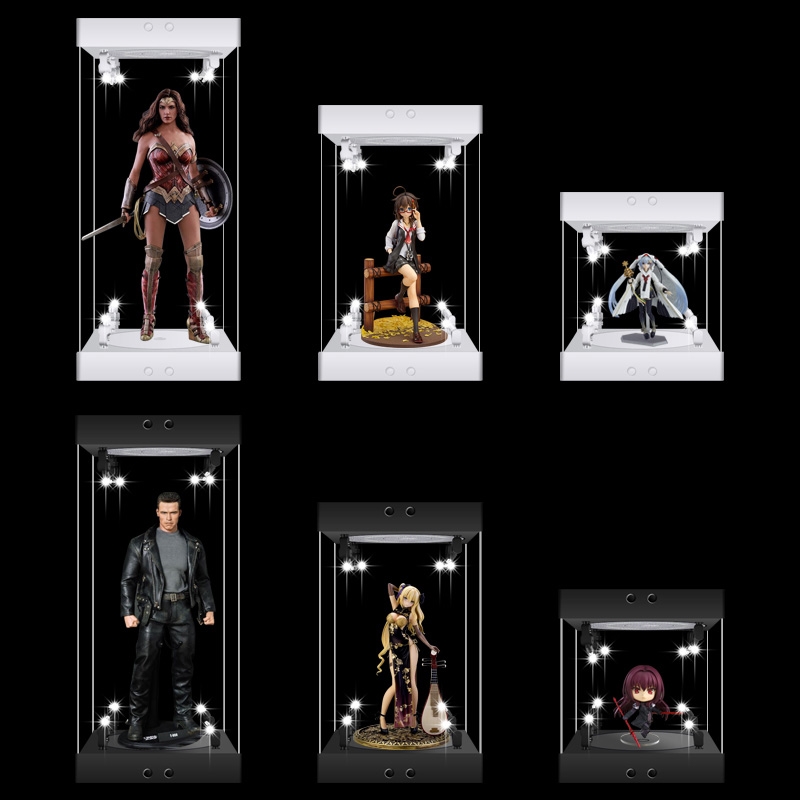 ประกอบหมุน LED 12in ตัวเลขรุ่น - Model Kit Display Case บทวิจารณ์และราคา