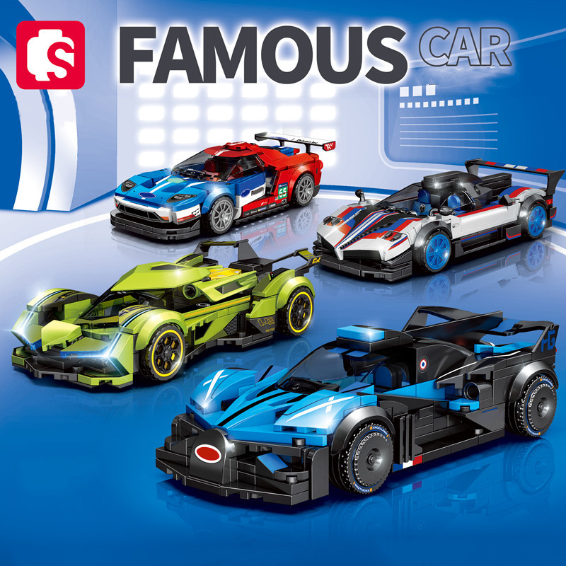 SEMBO กีฬารถบล็อกอาคาร MOC Rac - Model Kit Lamborghini บทวิจารณ์และราคา