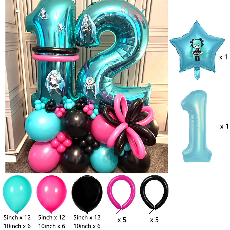 ชุดลูกโป่งมิกุ ฮัตสึเนะ ลายการ - Model Kit Hatsune Miku บทวิจารณ์และราคา