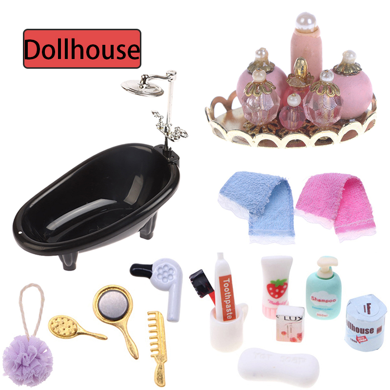 ชุดอุปกรณ์ห้องน้ำจิ๋วสำหรับบ้า - Model Kit Tools บทวิจารณ์และราคา
