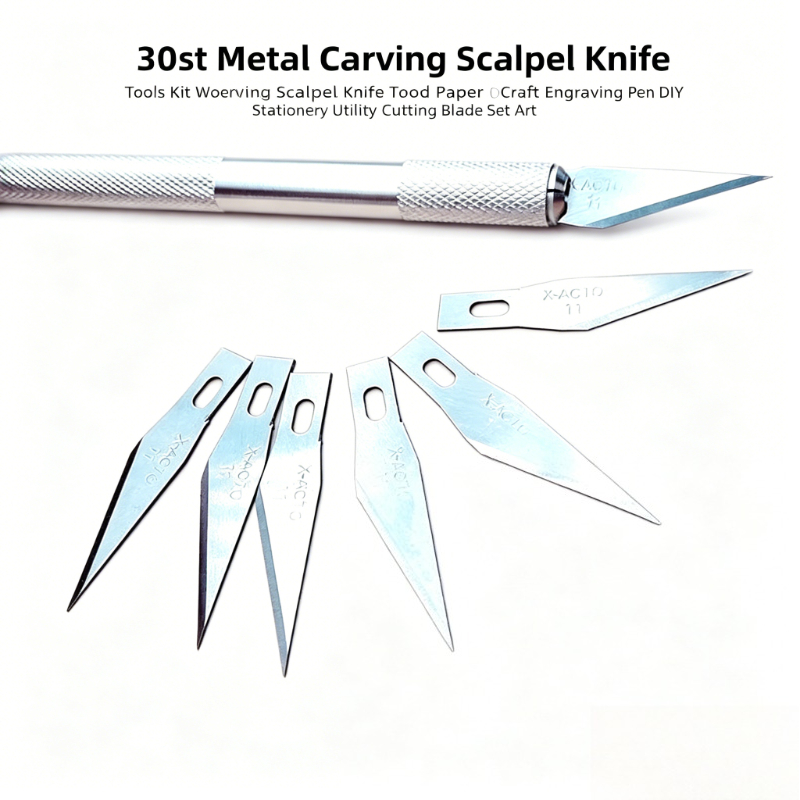 ชุดมีดแกะสลัก 30 ชิ้น ชุดมีดแก - Hobby Knife Blade บทวิจารณ์และราคา