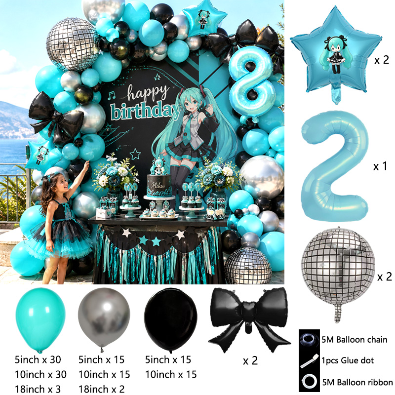ชุดตกแต่งซุ้มลูกโป่งฮัตสึเนะ ม - Model Kit Hatsune Miku บทวิจารณ์และราคา