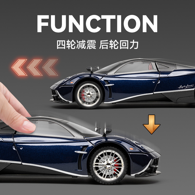 รถโมเดลโลหะผสม Pagani Huayra D - Model Kit Lamborghini บทวิจารณ์และราคา
