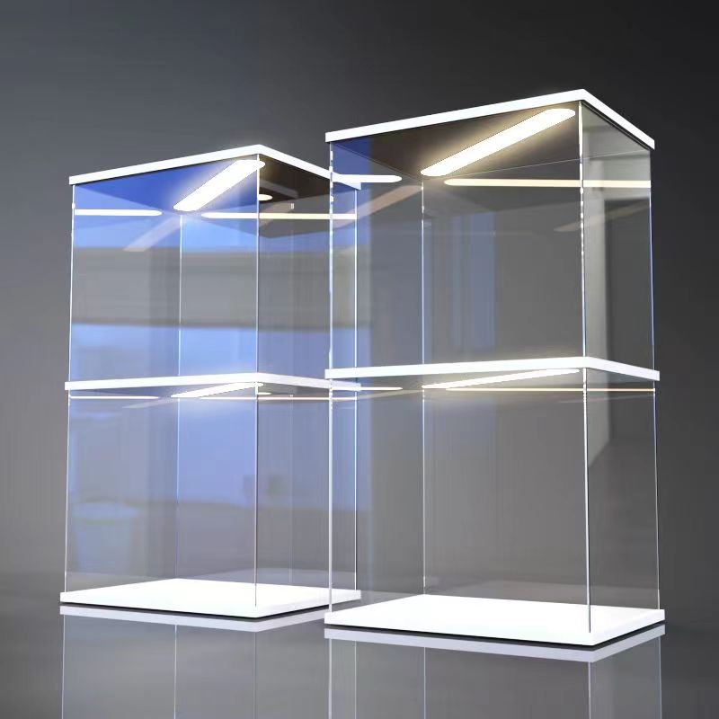 ตู้โชว์เชฟรอนสีขาวพรีเมี่ยมกล่ - Model Kit Display Case บทวิจารณ์และราคา