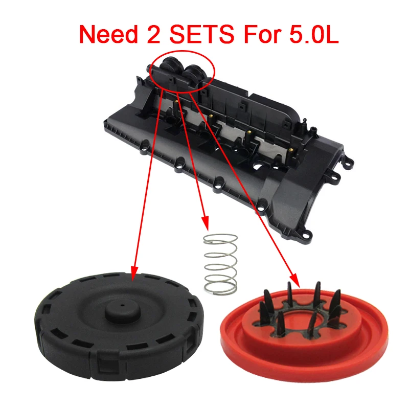 ฝาครอบวาล์วชุดซ่อมเมมเบรน PCV  - Model Kit V8 บทวิจารณ์และราคา