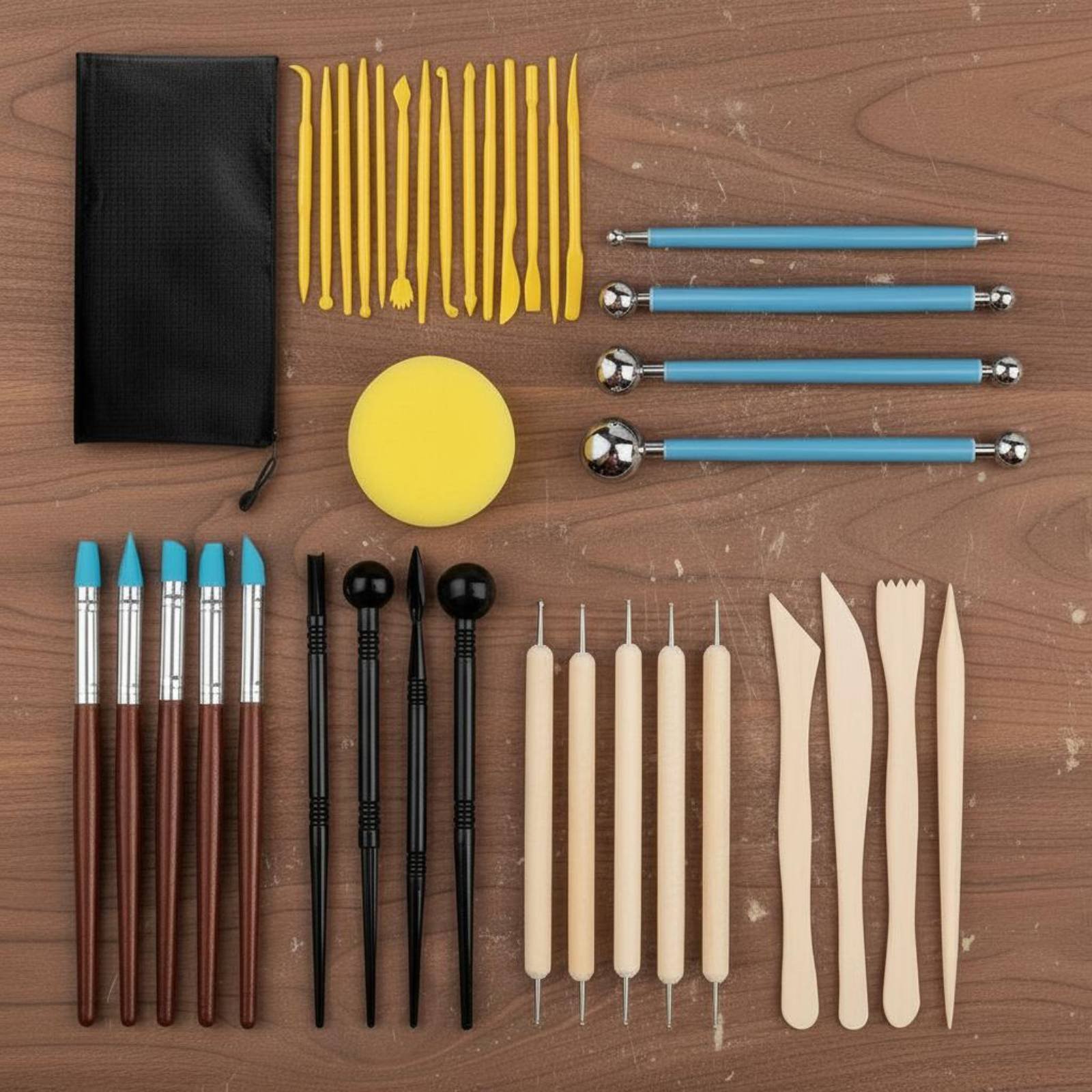 ชุดเครื่องมือปั้นดินเหนียว 38  - Model Kit Tools บทวิจารณ์และราคา