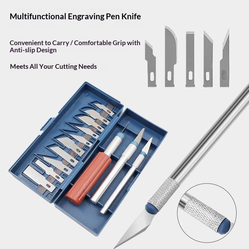 ชุดมีดแกะสลักอเนกประสงค์ 13 ชิ - Hobby Knife Blade บทวิจารณ์และราคา