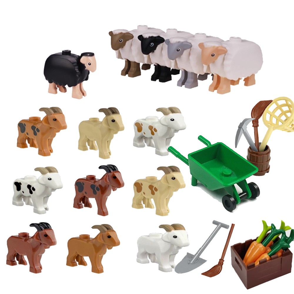 MOC City สัตว์บล็อกอาคารแพะช้า - Model Kit Lizard บทวิจารณ์และราคา