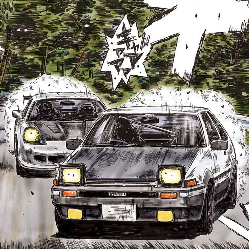 โมเดลรถประกอบแบบคงที่ Aoshima- - Model Kit Initial D บทวิจารณ์และราคา