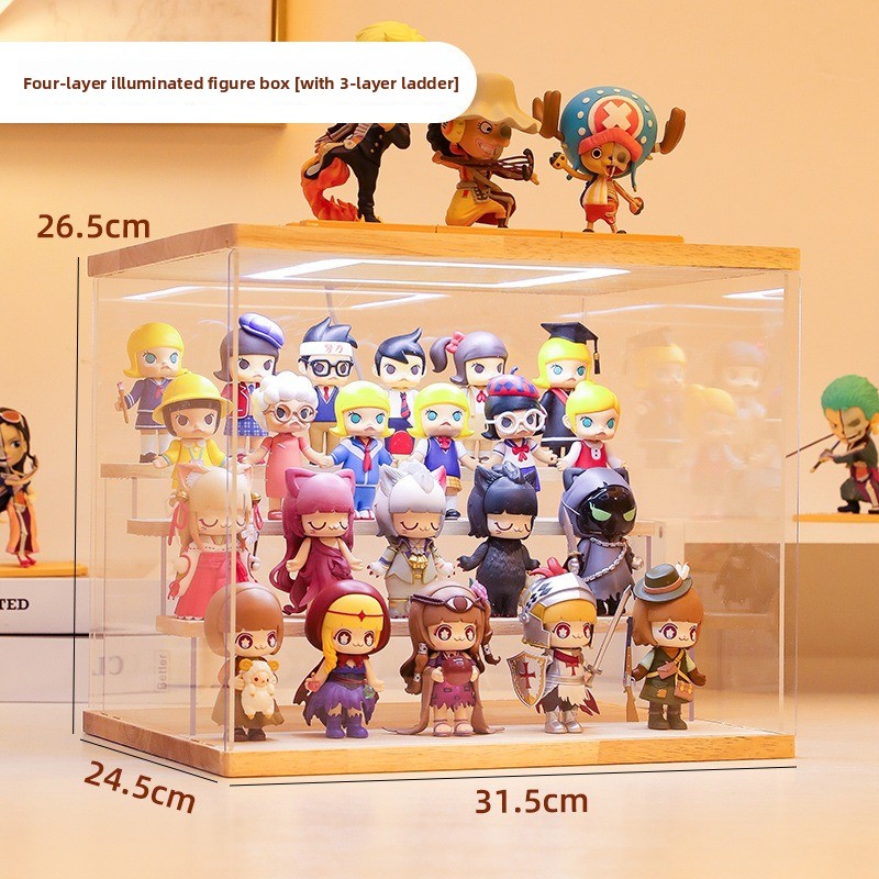 ตู้โชว์อะคริลิคพร้อมไฟ LED โปร - Model Kit Display Case บทวิจารณ์และราคา