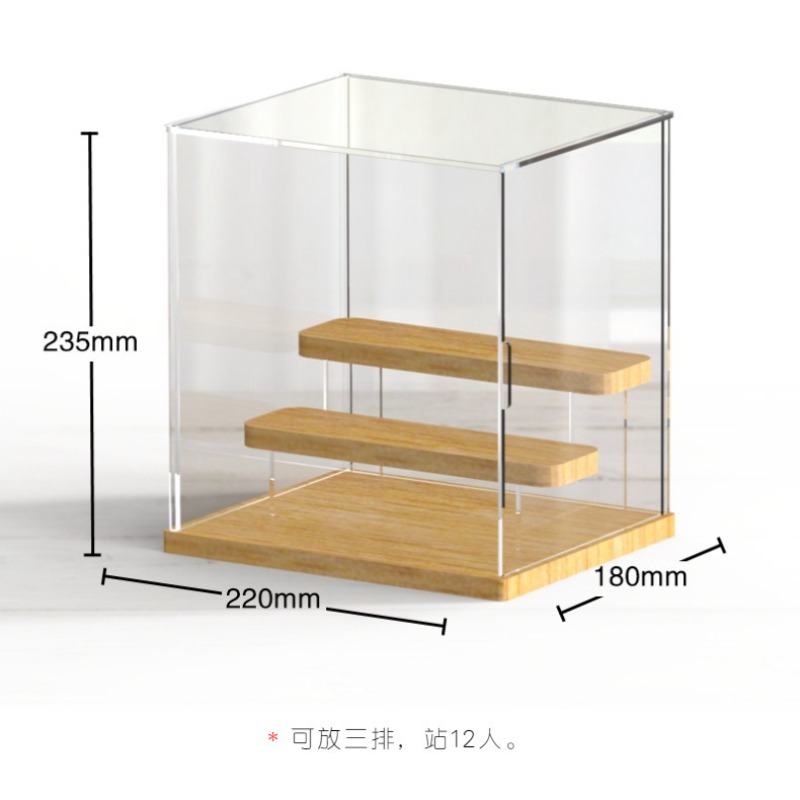 ตู้โชว์อะคริลิคพร้อมไฟ LED โปร - Model Kit Display Case บทวิจารณ์และราคา