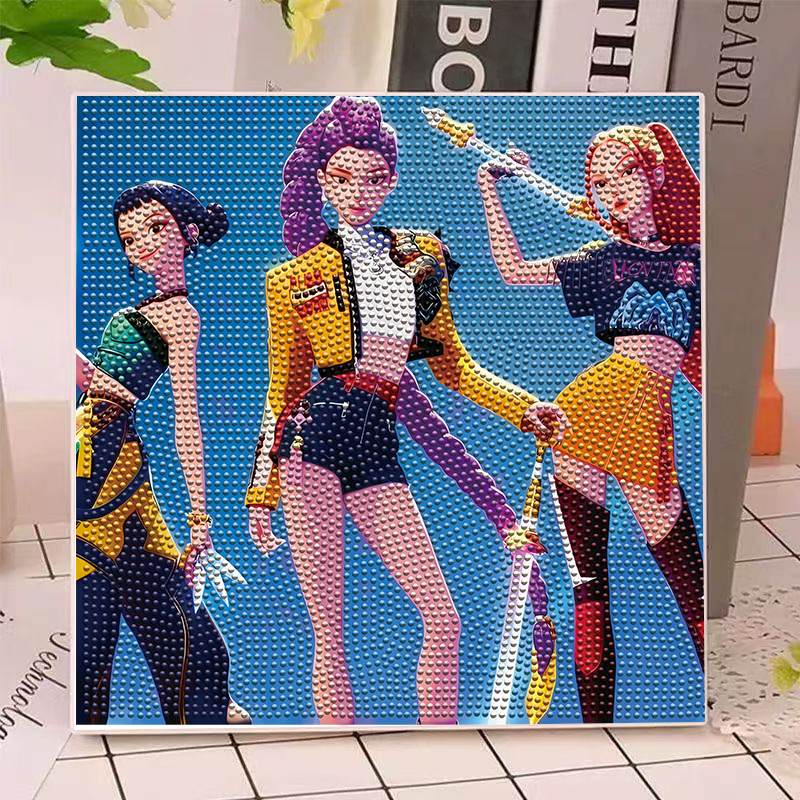 ชุดภาพวาดเพชร 5 มิติ ลายอนิเมะ - Model Kit Tools บทวิจารณ์และราคา