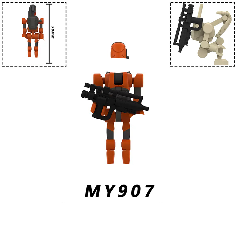 MY901-MY910 ชุดประกอบโมเดลนักร - Model Kit Action Figure บทวิจารณ์และราคา
