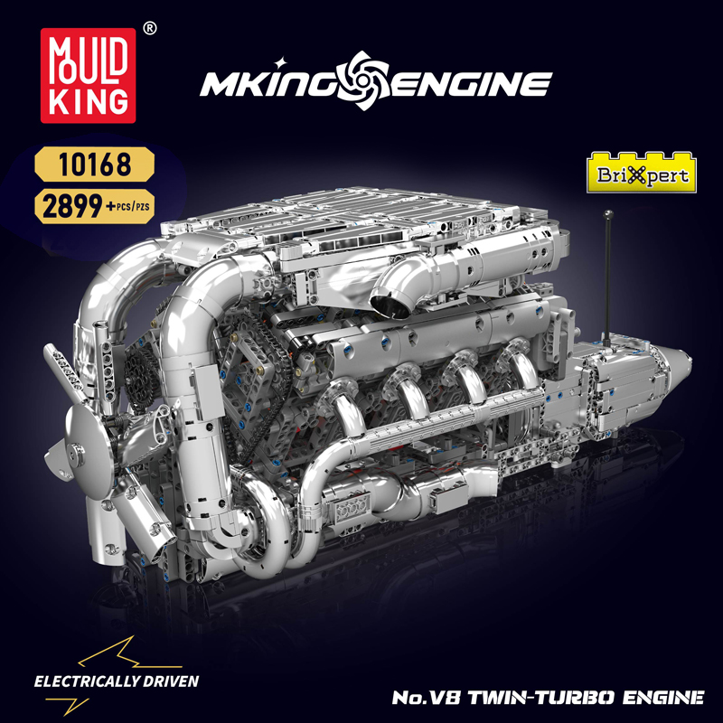 ชุดเครื่องยนต์ Mould King 1016 - Model Kit V8 บทวิจารณ์และราคา