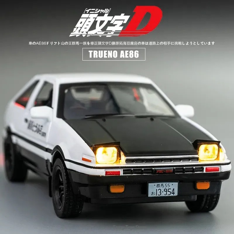 โมเดลรถยนต์สเกลหล่อจากอัลลอยด์ - Model Kit Initial D บทวิจารณ์และราคา