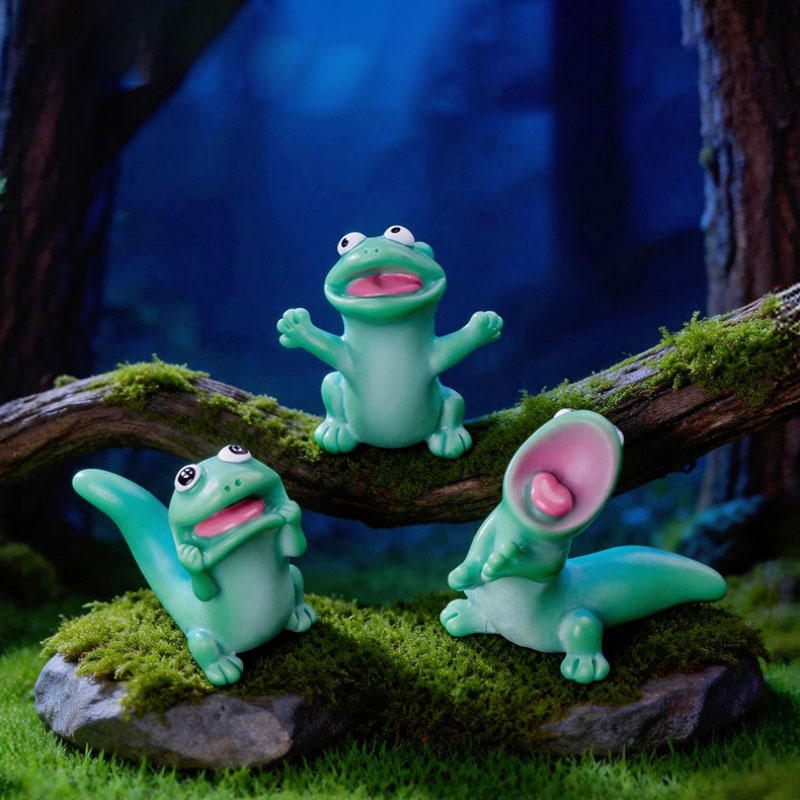 ของตกแต่งรถยนต์รูปจิ้งจกสีเขีย - Model Kit Lizard บทวิจารณ์และราคา