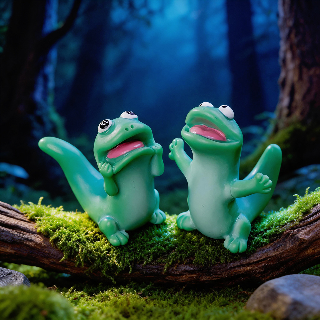 ของตกแต่งรถยนต์รูปจิ้งจกสีเขีย - Model Kit Lizard บทวิจารณ์และราคา